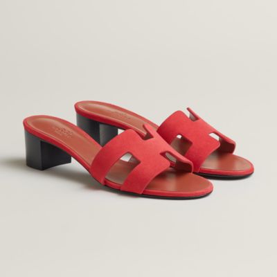 エルメス(HERMES)エルメス オズ ケリーバックル ミュール 靴